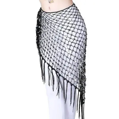 Colors Belly Dance Accessories Long Tassel Belt Elastic