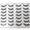 Pair Handmade Transparent Stem False Eyelashes Soft
