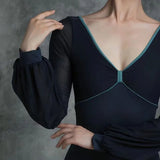 New Ballet Dresses Adult Lantern Long Sleeve Leotard