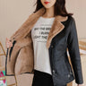 New Winter Pu Leather Jacket Short Blazers Coat