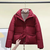 New Women Parkas Winter Thick Casual Stand-Up Collar