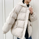 Women Short Jacket Winter Thick Hooded Cotton Padded