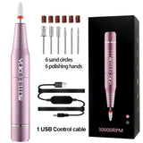 Rpm Electric Nail Drill Machine Usb Nail Polish