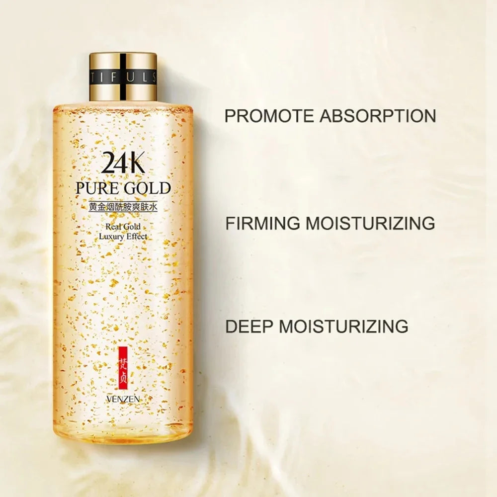 Face Gold Nicotinamide Toner Moisturize Oil
