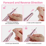 Rpm Manicure Machine Electric Nail Drill Portable Nail