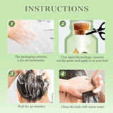 Minutes Change Hair Color Natural Plant Herbal Hair