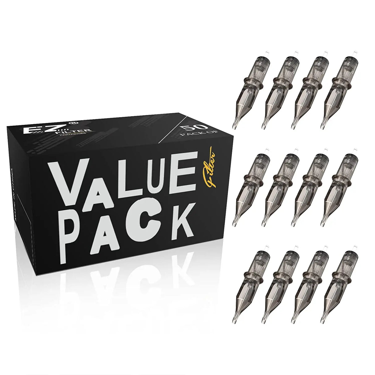 Assorted Sizes Ez Filter Cartridge Tattoo Needle