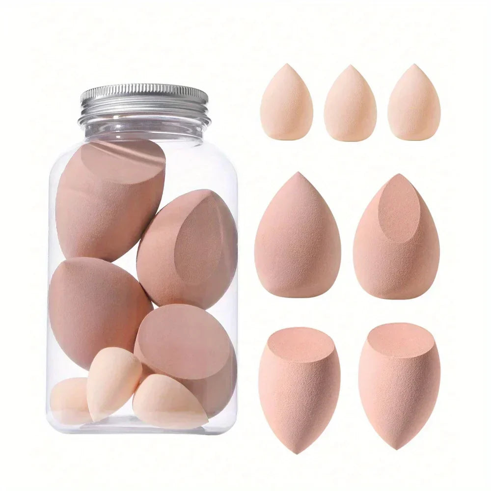 Makeup Sponge With Storage Box Foundation Powder