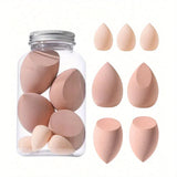 Makeup Sponge With Storage Box Foundation Powder