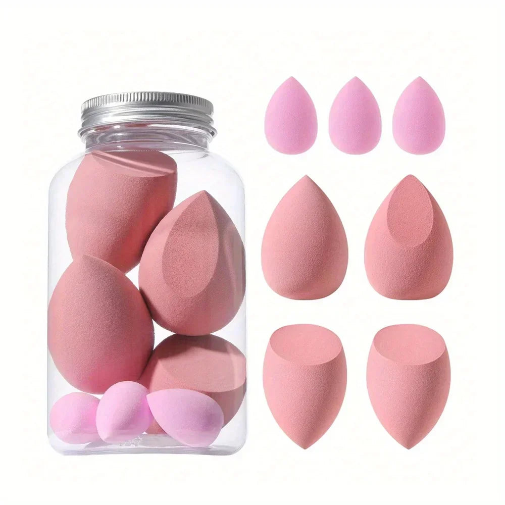 Makeup Sponge With Storage Box Foundation Powder