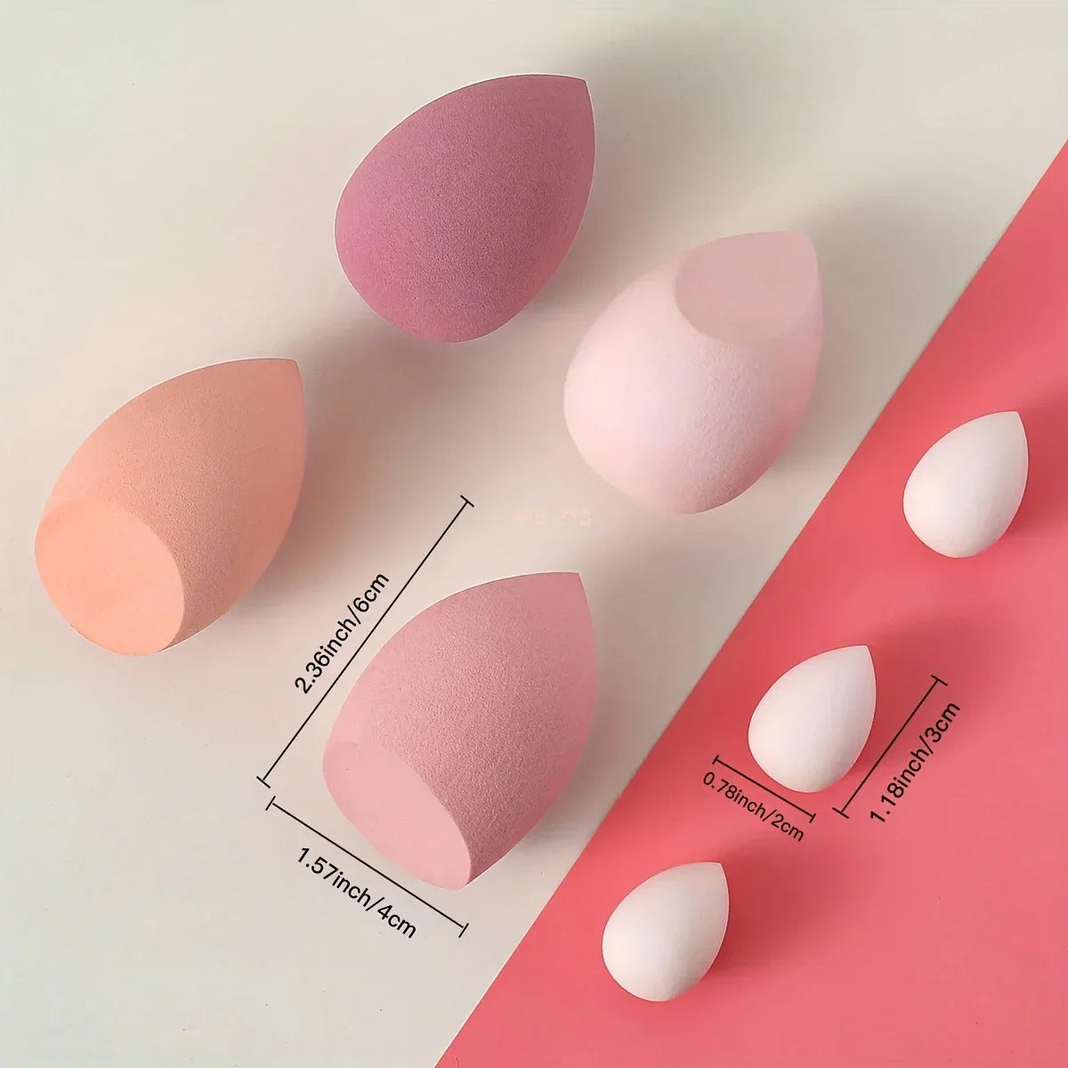 Makeup Sponge With Storage Box Foundation Powder