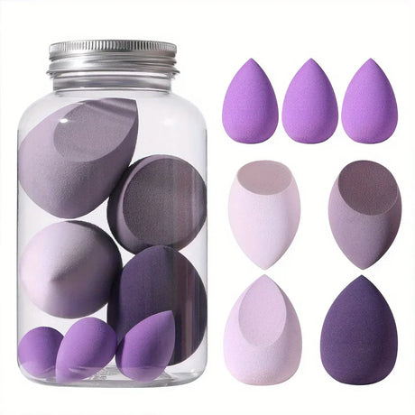 Makeup Sponge With Storage Box Foundation Powder