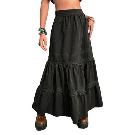 S Vintage Green Pleated Skirts Korean Fashion Holiday