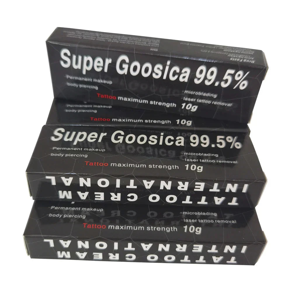 Super Gooscia Tattoo Cream Before Permanent Makeup
