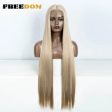 Freedom Synthetic Lace Frontal Wig For Women Long