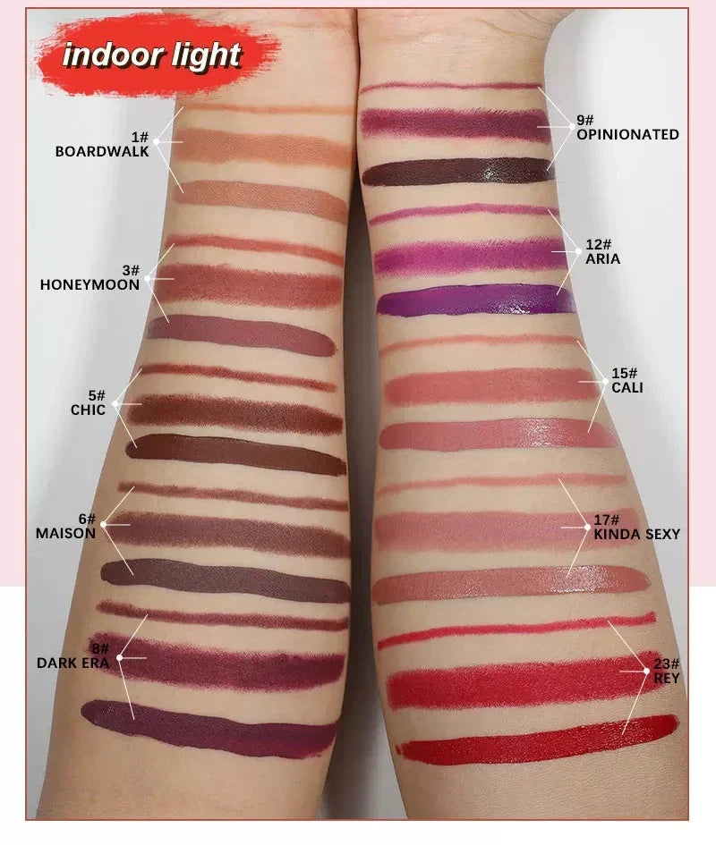 Private Label Matte Liquid Lipstick Lip Liner Pencil