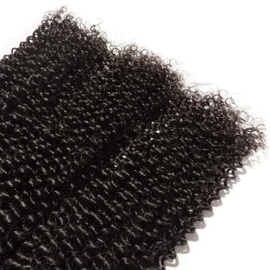 Inches Long Curly Natural Human Hair Roots Real