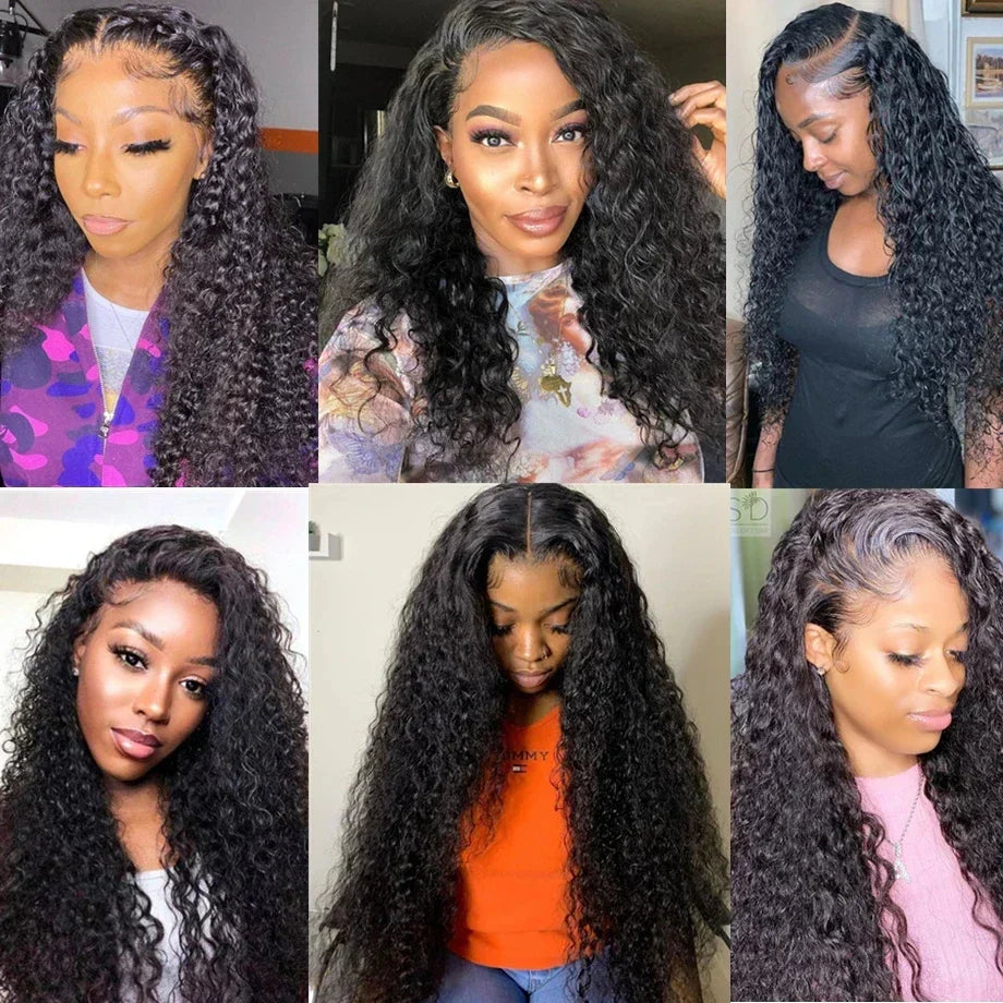 Deep Wave Transparent Lace Frontal Human