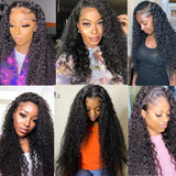 Deep Wave Transparent Lace Frontal Human