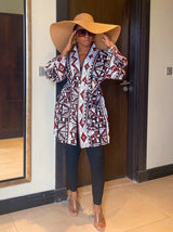 African Dress Women' Fashion Kimono Cardigan Coat Dashiki