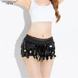 Belly Dance Sequined Waist Chain Copper Coin Waist