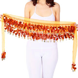 Belly Dance Sequined Waist Chain Copper Coin Waist
