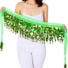 Belly Dance Sequined Waist Chain Copper Coin Waist