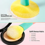 Docolor Colorful Makeup Brushes Cosmetic Foundation Powder