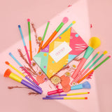 Docolor Colorful Makeup Brushes Cosmetic Foundation Powder