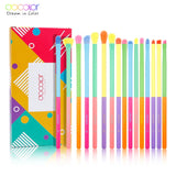 Docolor Colorful Makeup Brushes Cosmetic Foundation Powder