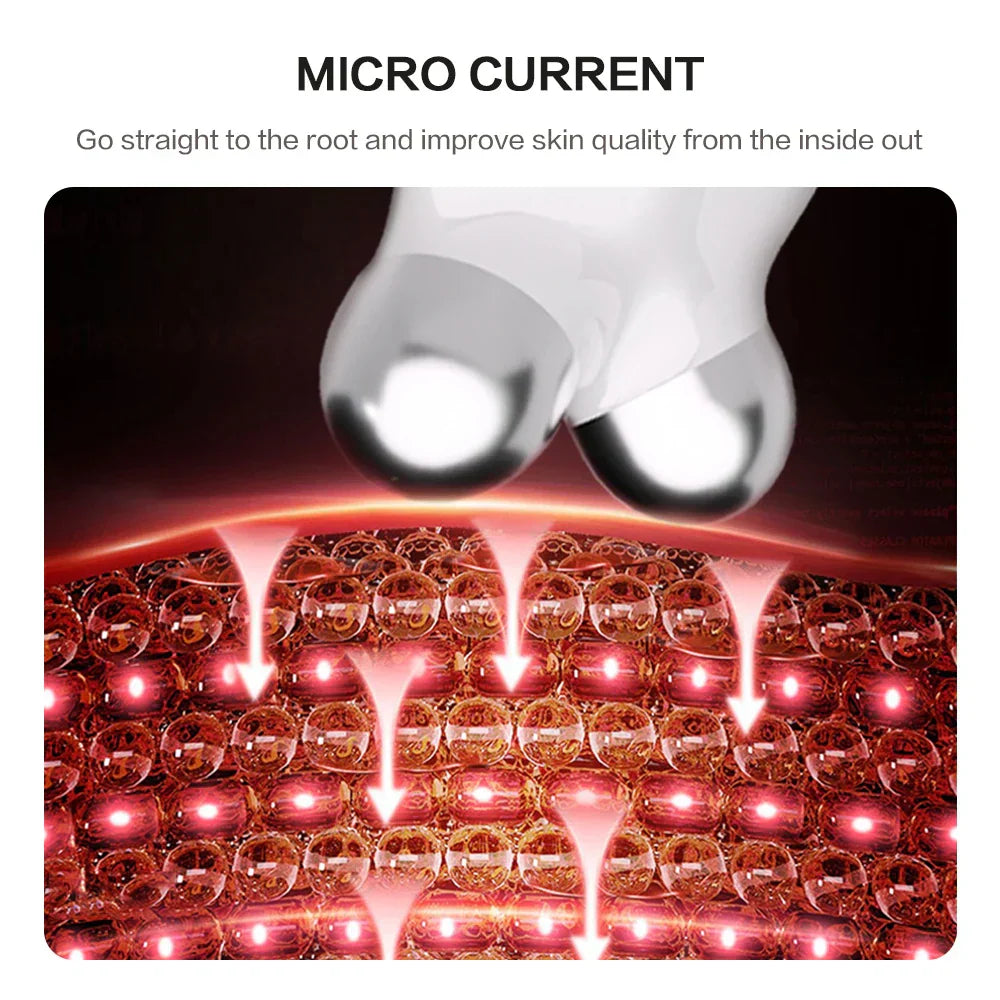Ems Facial Massager Roller Microcurrent Face Lifting Machine