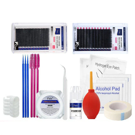 False Eyelash Extension Training Kit Practice Model Head