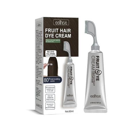 Fruit Hair Color Dye Cream Plant Extract Hair
