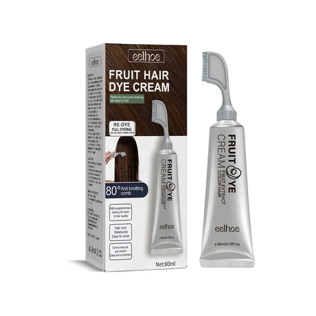 Fruit Hair Color Dye Cream Plant Extract Hair