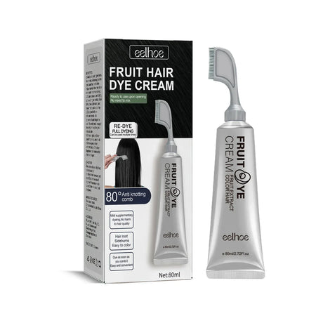 Fruit Hair Color Dye Cream Plant Extract Hair