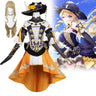 Genshin Impact Navia Cosplay Costume Wig Hat Set