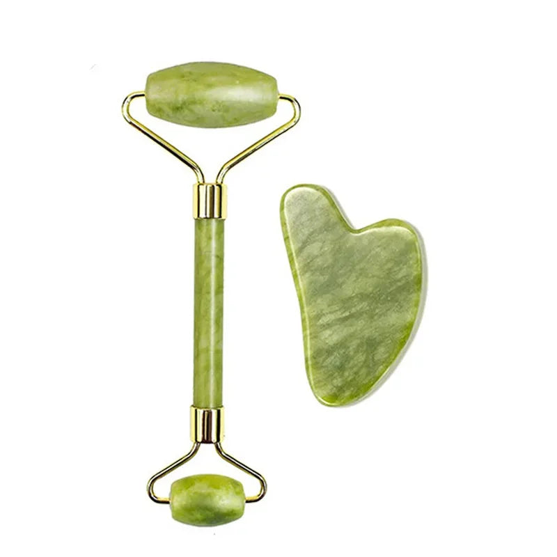 Guasha Natural Stone Massage Face Jade Roller Gua