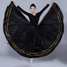Gypsy Woman Spanish Flamenco Skirt Polyester Satin Smooth