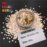 Heart-Shaped Nail Glitter Mix