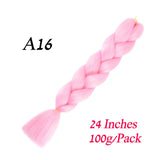 Synthetic Jumbo Braiding Hair Extension " Heat Resistant
