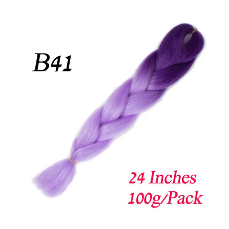 Synthetic Jumbo Braiding Hair Extension " Heat Resistant
