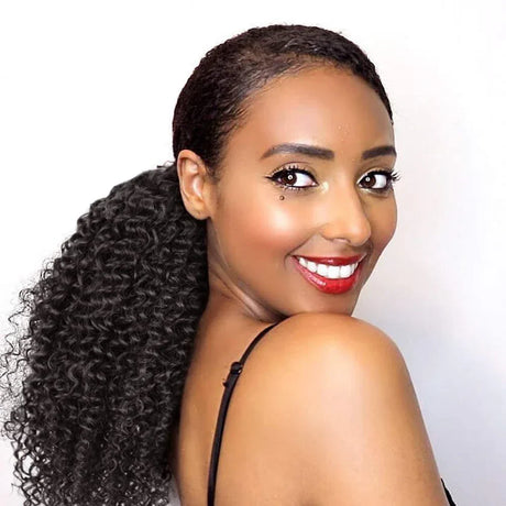 Tinashe Beauty Drawstring Kinky Curly Ponytail With Clips