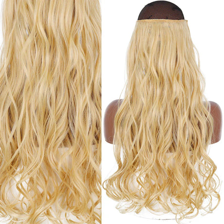 Merisihair Synthetic No Clip Invisible Wire Hair Extensions