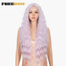 Freedom Synthetic Lace Wig Long Deep Wavy Ombre
