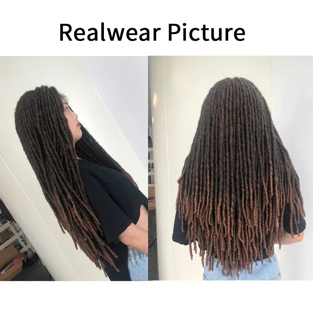 Soku Braided Wig Middle Part Lace Wig With