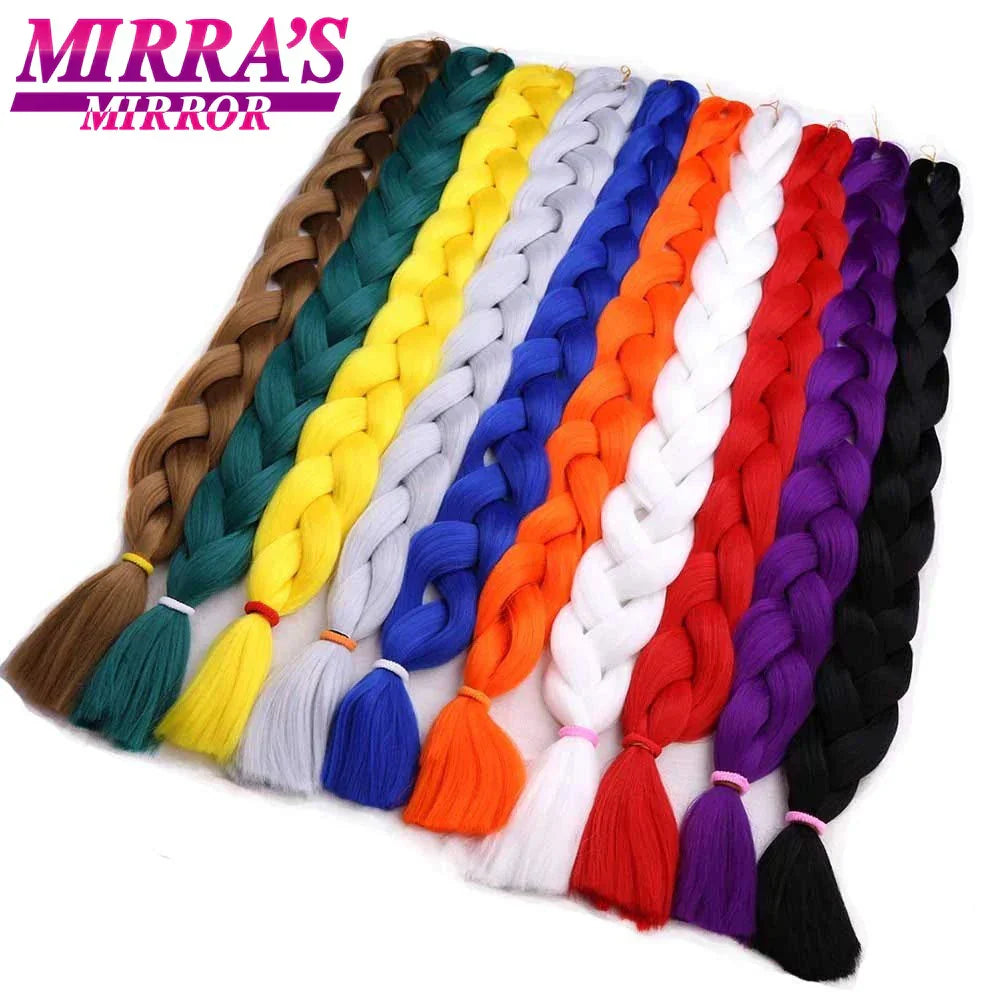 82 Inch Jumbo Box Braids Ombre Hair Extensions