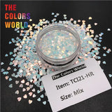 Heart-Shaped Nail Glitter Mix