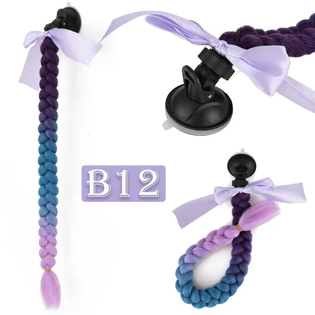 S-Noilite Synthetic New Arrival Helmet Hair Ponytail Braid