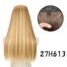 Hair Extensions No Clips Synthetic Fake Hair Ombre