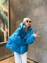 Street Jacket Short Candy Color All-Match Bread Coat